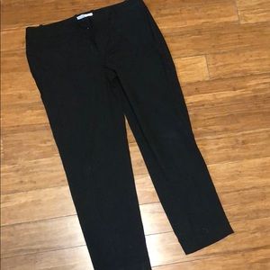 Gap Slim Cropped Black Pants - Size 8R